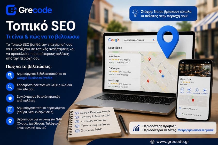 Τοπικό SEO και βελτιστοποίηση επιχείρησης στην Google Maps